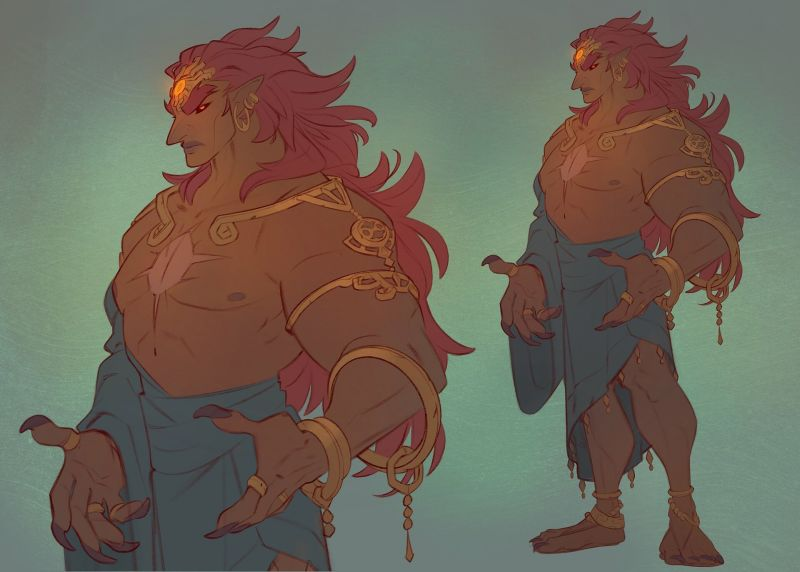 Illustration for article titled Este es el aspecto que tendría Ganon en Zelda: Breath of the Wild si aún siguiera con vida